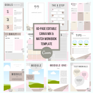 60 Page Workbook Template