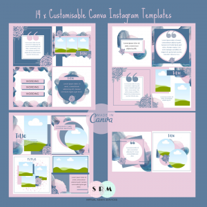 14 Watercolour Instagram Templates